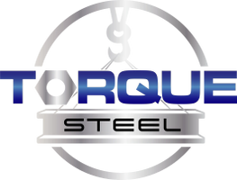 A logo of torque steel, inc.